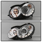 Spyder Mercedes Benz CLK 03-09 Projector Halogen Model- LED Halo DRL Chrm PRO-YD-MBCLK03-DRL-C 5038029