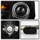 Spyder Mercedes Benz SLK 05-10 Projector Headlights Halogen Model- DRL Blk PRO-YD-MBSLK05-DRL-BK 5032546