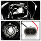 Spyder Mercedes Benz SLK 05-10 Projector Headlights Halogen Model- DRL Blk PRO-YD-MBSLK05-DRL-BK 5032546