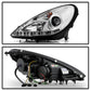 Spyder Mercedes Benz SLK 05-10 Projector Headlights Halogen Model- DRL Chrm PRO-YD-MBSLK05-DRL-C 5032539