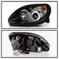 Spyder Mercedes Benz SLK 98-04 1PC Projector Halogen Model- LED Halo Blk PRO-YD-MBSLK98-1PC-HL-BK 5011190