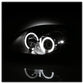 Spyder Mercedes Benz SLK 98-04 1PC Projector Halogen Model- LED Halo Blk PRO-YD-MBSLK98-1PC-HL-BK 5011190