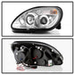 Spyder Mercedes Benz SLK 98-04 Projector Halogen Model- LED Halo Chrm PRO-YD-MBSLK98-1PC-HL-C 5011206