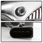 Spyder Mercedes Benz SLK 98-04 Projector Halogen Model- LED Halo Chrm PRO-YD-MBSLK98-1PC-HL-C 5011206