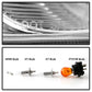 Spyder Mercedes Benz SLK 98-04 Projector Halogen Model- LED Halo Chrm PRO-YD-MBSLK98-1PC-HL-C 5011206