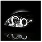 Spyder Mercedes Benz SLK 98-04 Projector Halogen Model- LED Halo Chrm PRO-YD-MBSLK98-1PC-HL-C 5011206