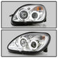 Spyder Mercedes Benz SLK 98-04 Projector Halogen Model- LED Halo Chrm PRO-YD-MBSLK98-1PC-HL-C 5011206
