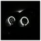 Spyder Mercedes Benz C-Class 01-05 4 DrProjector Headlights Halogen LED Halo Blk PRO-YD-MBW203-HL-BK 5011251