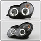 Spyder Mercedes Benz C-Class 01-05 4 DrProjector Headlights Halogen LED Halo Blk PRO-YD-MBW203-HL-BK 5011251