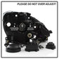 Spyder Mercedes Benz C-Class 08-11 Projector Headlights Halogen - DRL Chrm PRO-YD-MBW20408-DRL-C 5042255