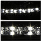 Spyder Mercedes Benz C-Class 08-11 Projector Headlights Halogen - DRL Chrm PRO-YD-MBW20408-DRL-C 5042255