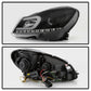 Spyder Mercedes Benz W204 C-Class 12-13 Projector Halogen Model- DRL Blk PRO-YD-MBW20412-DRL-BK 5074249