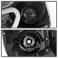 Spyder Mercedes Benz W204 C-Class 12-13 Projector Halogen Model- DRL Blk PRO-YD-MBW20412-DRL-BK 5074249