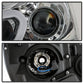 Spyder Mercedes Benz W204 C-Class 12-13 Projector Halogen Model- DRL Chrm PRO-YD-MBW20412-DRL-C 5074256