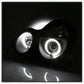 Spyder Mercedes Benz E-Class 95-99 Projector Headlights LED Halo Blk PRO-YD-MBW21095-HL-BK 5011275