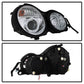 Spyder Mercedes Benz E-Class 95-99 Projector Headlights LED Halo Chrm PRO-YD-MBW21095-HL-C 5011282