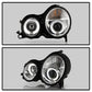 Spyder Mercedes Benz E-Class 00-02 Projector Headlights LED Halo Chrm PRO-YD-MBW21099-HL-C 5011305