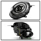 Spyder Mini Cooper 2007-2012 Projector Headlights Halogen Model Only - DRL Black PRO-YD-MC07-DRL-BK 5080608