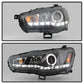 Spyder Mitsubishi Lancer/EVO-10 08-14 Projector Xenon/HID- LED Halo DRL Blk PRO-YD-ML08-HID-DRL-BK 5042231