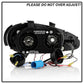 Spyder Mazda MX3 92-96 Projector Headlights LED Halo LED Black High H1 Low H1 PRO-YD-MMX392-HL-BK 5011503