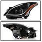 Spyder Nissan Altima 4Dr 10-12 Projector Headlights Light DRL LED Halo Blk PRO-YD-NA104D-LTDRL-BK 5076830