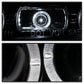 Spyder Nissan Frontier 05-08 Projector Headlights LED Halo LED Blk PRO-YD-NF05-HL-BK 5011527