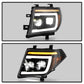 SPYDER Apex 05-08 Nissan Frontier High-Power LED Module Headlights - Black (PRO-YD-NF05AP-SEQGR-BK) 5089106