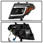 SPYDER Apex 05-08 Nissan Frontier High-Power LED Module Headlights - Black (PRO-YD-NF05AP-SEQGR-BK) 5089106