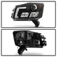 Spyder 04-15 Nissan Titan / 04-07 Nissan Armada V2 Projector Headlights - Black PRO-YD-NTI04-DRL-BK 5085504