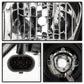 Spyder 04-15 Nissan Titan / 04-07 Nissan Armada V2 Projector Headlights - Black PRO-YD-NTI04-DRL-BK 5085504