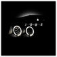 Spyder Nissan Titan 04-14/Armada 04-07 Projector Headlights LED Halo LED Blk PRO-YD-NTI04-HL-BK 5011572