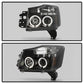 Spyder Nissan Titan 04-14/Armada 04-07 Projector Headlights LED Halo LED Blk PRO-YD-NTI04-HL-BK 5011572