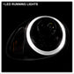 Spyder Porsche Cayman 05-08 Headlights - Halogen Model Only - DRL LED - Black PRO-YD-P98705-DRL-BK 5083197