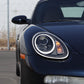 Spyder Porsche Cayman 05-08 Headlights - Halogen Model Only - DRL LED - Black PRO-YD-P98705-DRL-BK 5083197