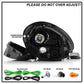 Spyder Porsche Cayman 05-08 Headlights - Halogen Model Only - DRL LED - Black PRO-YD-P98705-DRL-BK 5083197