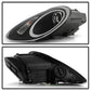 Spyder Porsche Cayman 05-08 Headlights - Halogen Model Only - Black PRO-YD-P98705-HID-DRL-BK 5083210