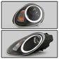 Spyder Porsche Cayman 05-08 Headlights - Halogen Model Only - Black PRO-YD-P98705-HID-DRL-BK 5083210