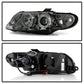 Spyder Pontiac GTO 04-06 Projector Headlights LED Halo LED Smoke High H1 Low H1 PRO-YD-PGTO04-HL-SM 5034007