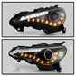 Spyder Subaru BRZ 12-14 Projector Headlights- DRL LED Black PRO-YD-SUBRZ12-BK 5075475