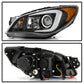 Spyder Subaru WRX 06-07 Projector Headlights - HID Model Only - Black PRO-YD-SWRX06-HID-LBDRL-BK 5083913