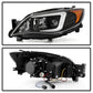 Spyder Subaru WRX 08-09 Projector Headlights - HID Model Only - Black PRO-YD-SWRX08-HID-LBDRL-BK 5083937