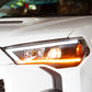 SPYDER 14-20 Toyota 4Runner Projector Headlights w/Seq. LED Turn Sig. LED White Light Bar Park Light 5088154