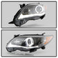 Spyder Toyota Corolla 11-13 Projector Headlights Halogen Model Only - DRL LED Blk PRO-YD-TC11-DRL-BK 5074263