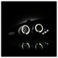 Spyder Toyota Camry 02-06 Projector Headlights LED Halo LED Black High H1 Low H1 PRO-YD-TCAM02-HL-BK 5064301
