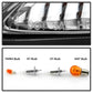 Spyder Toyota Camry 02-06 Projector Headlights LED Halo LED Chrome High H1 Low H1 PRO-YD-TCAM02-HL-C 5064318