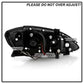 Spyder Toyota Camry 02-06 Projector Headlights LED Halo LED Chrome High H1 Low H1 PRO-YD-TCAM02-HL-C 5064318
