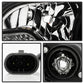 Spyder Toyota Sienna 2011-2014  Projector Headlights - DRL LED - Black PRO-YD-TSEN11-DRL-BK 5083982