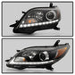 Spyder 2015-2017 Toyota Sienna Projector Headlights - DRL LED - Black PRO-YD-TSEN15-DRL-BK 5084002
