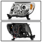 Spyder Toyota Tacoma 05-11 Projector Headlights LED Halo LED Chrome High H1 Low H1 PRO-YD-TT05-HL-C 5011923