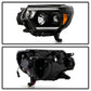 Spyder Toyota Tacoma 12-15 Projector Headlights Light Bar DRL Black PRO-YD-TT12-LBDRL-BK 5081711
